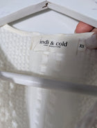 Indi & Cold Eyelet Lace Long Sleeve Blouse White XS - Image 4