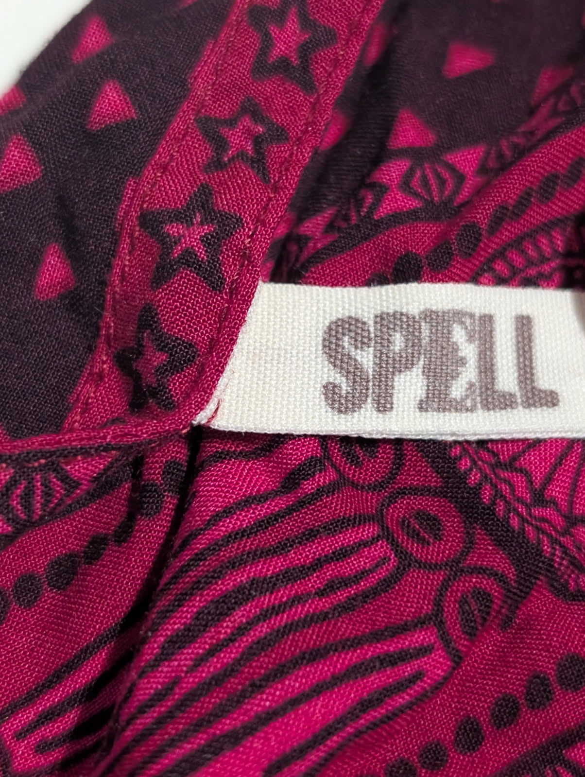Spell & The Gypsy Collective Desert Rose Maxi Dress - Pink Boho Print - Image 4