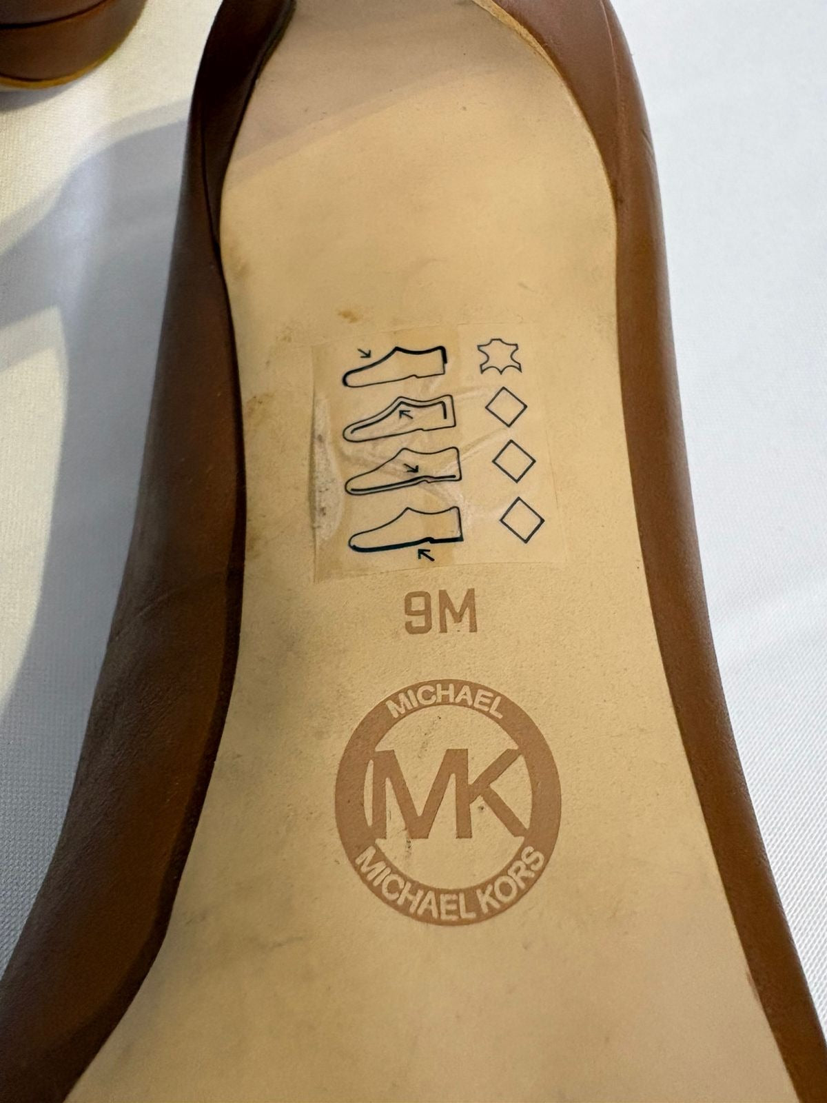 Michael Kors Flex Mid Pump Luggage Leather US 9M - Image 4