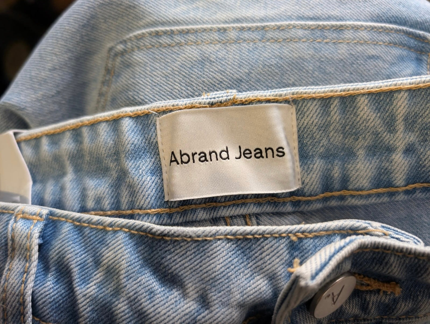 Abrand Jeans A '94 High & Wide Leg Denim Light Blue AU 14 - Image 4
