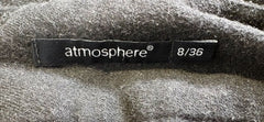 Atmosphere Low-Rise Flare Trousers Grey UK 8 - Image 4