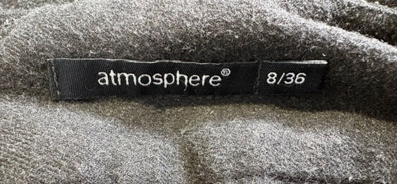 Atmosphere Low-Rise Flare Trousers Grey UK 8 - Image 4