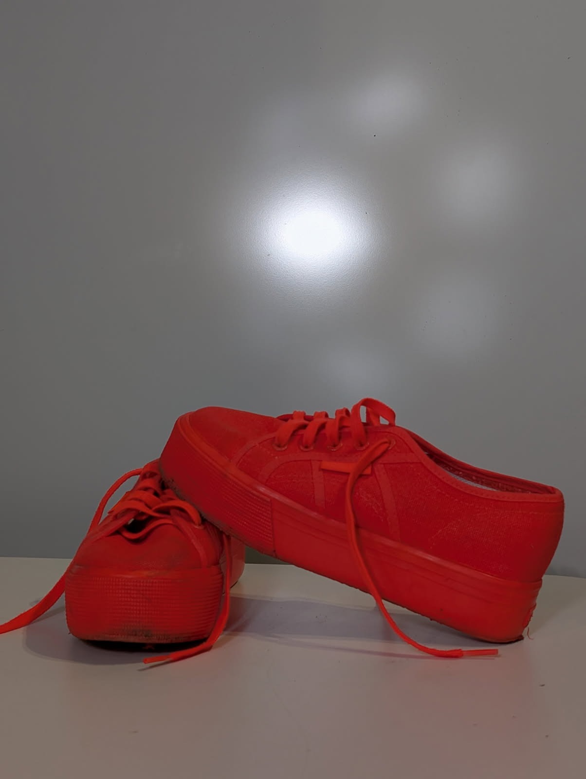 Superga 2790 Platform Canvas Sneakers - FLURO Women's US 6.5 / EU 37 - Image 4