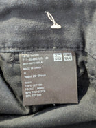 Uniqlo Cargo Pants Black Cotton Utility Trousers Size M - Image 4