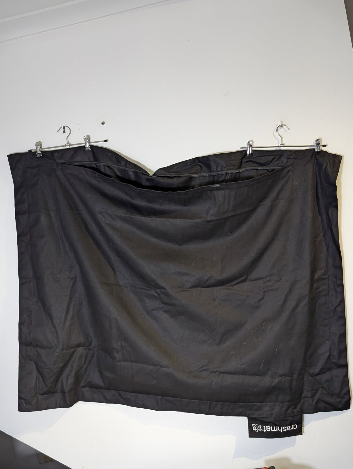 Crashmat Large Bean Bag Cover - Durable Water Resistant Cotton - Black - Image 4