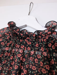 C/MEO Collective Floral Smocked Mini Dress Size XS - Image 4