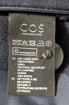 COS Men's Wool Cashmere Blend Chesterfield Coat - Black Size 44R - Image 4
