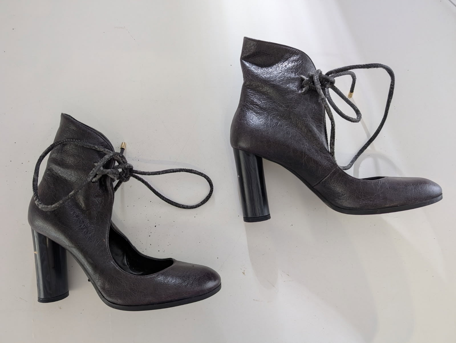 Stella McCartney Lace-Up Ankle Boots - Black EU 38.5 - Image 4
