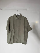 Country Road Women's Relaxed Organic Linen Shirt Sage Green Size 10 - Image 4