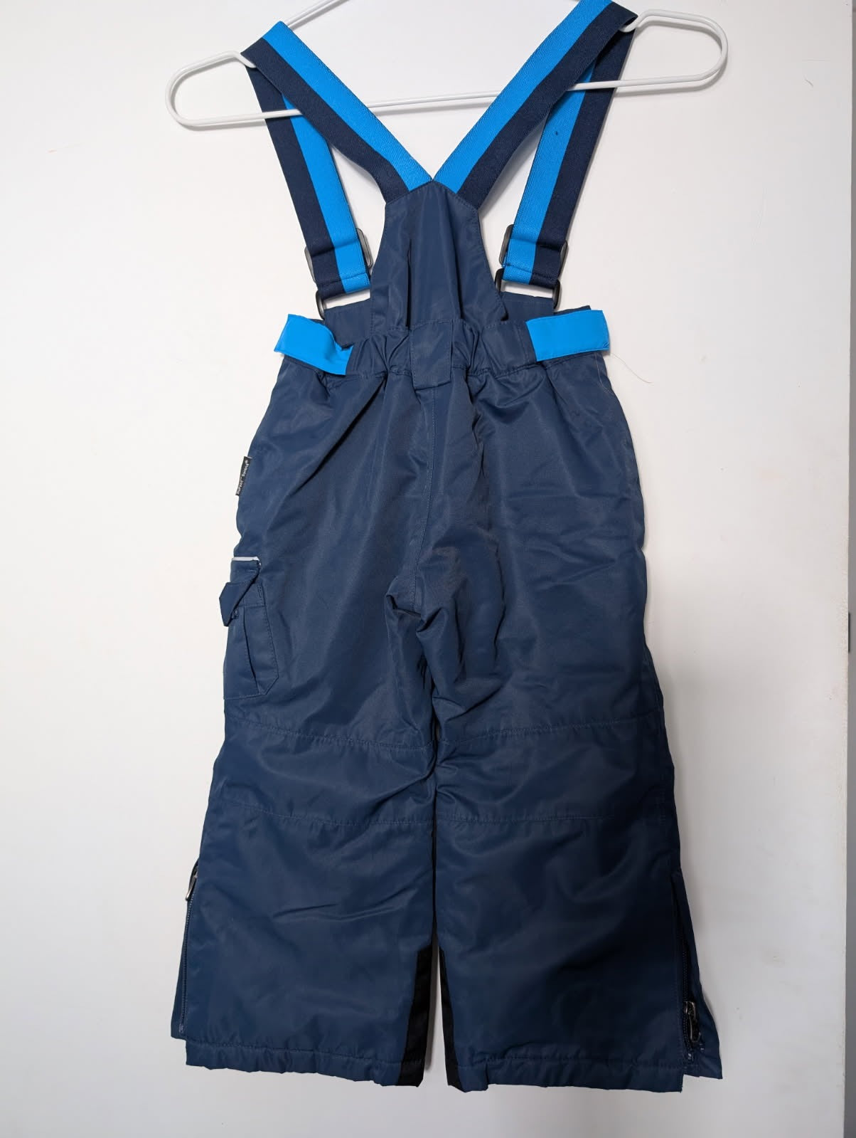 Crane SnowExtreme Kids Insulated Ski Bib Overalls - Navy Blue Size 2 - Image 4