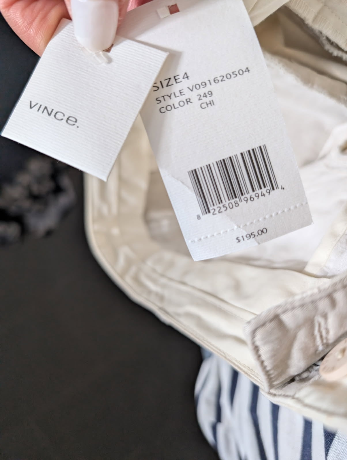 Vince Beige Chino Pants - Size 4 - Image 4