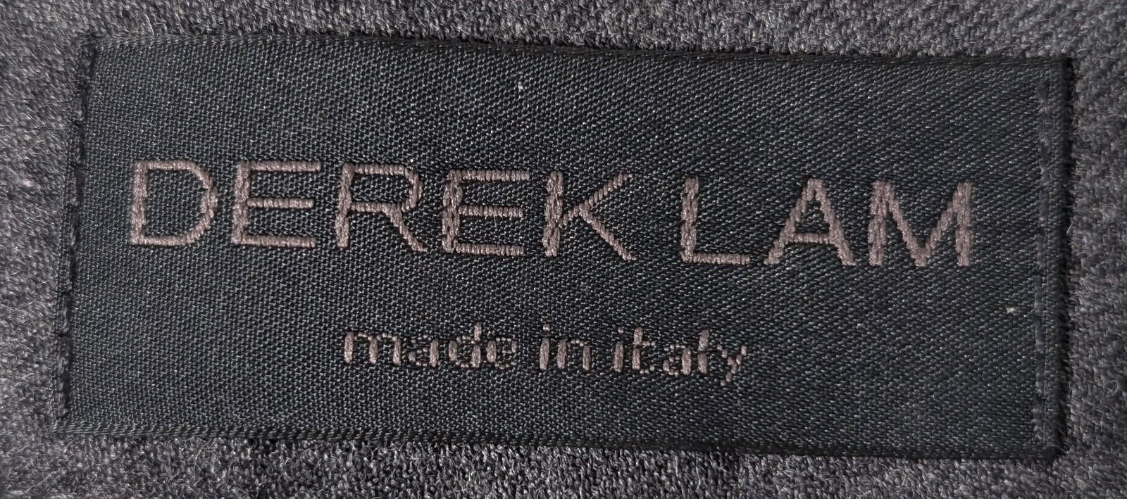 Derek Lam Virgin Wool Shift Dress - Banker Grey Size 38 - Image 4