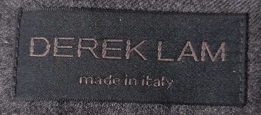 Derek Lam Virgin Wool Shift Dress - Banker Grey Size 38 - Image 4