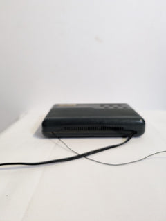 Vintage 2-Band AM/FM Electronic Clock Radio Black - Image 4