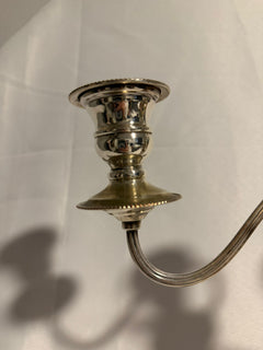 Vintage 3-Light Candelabra Silver Plated on Copper - Image 4