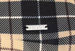 Aim'n Check Me Out Plaid High-Waist Tights Black and Beige Size S - Image 4