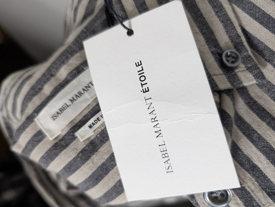 Isabel Marant Étoile Striped Button-Down Shirt - Size 36 - Image 5