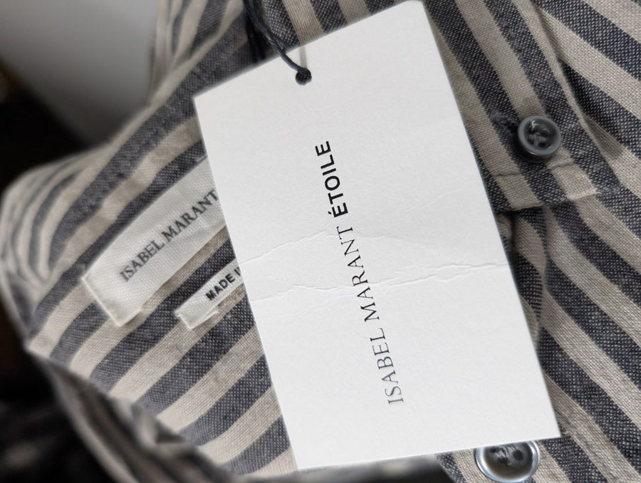 Isabel Marant Étoile Striped Button-Down Shirt - Size 36 - Image 5