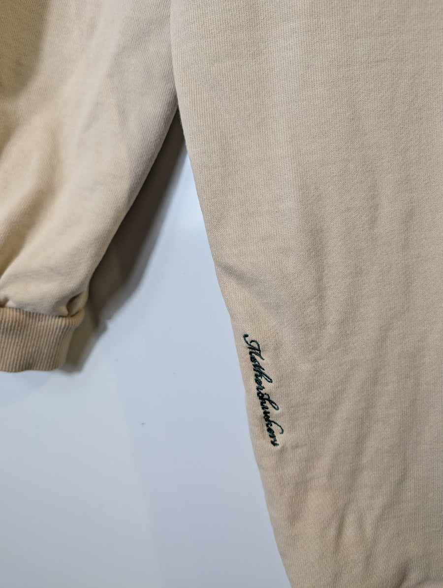 Motherchuckers Work From Home Club 2020 Sweatshirt Beige XS-S - Image 4