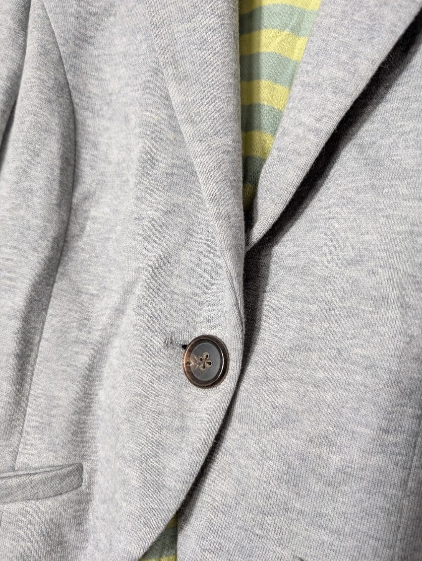 Proenza Schouler Grey Jersey Blazer - Women's Size 2 - Image 5