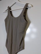 Nimble Activewear Scoop Neck Bodysuit Taupe Size M - Image 2