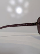 Chanel 54024 C65 Sunglasses Quilted Frame Dark Purple 57-19-138 - Image 4