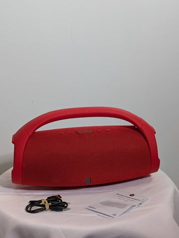 Qudo PS350 Wireless Party Speaker Bluetooth with LED Lights Red - Image 4