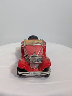 Burago Mercedes-Benz 500K Roadster 1936 Diecast Model 1:18 Scale Red - Image 4