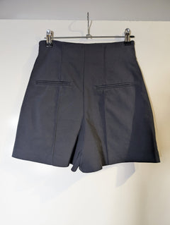Zara Woman High-Waisted Tailored Shorts Black Size S - Image 4