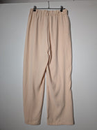 Atmos&Here High-Waisted Pleated Wide-Leg Trousers Beige Size 12 - Image 4