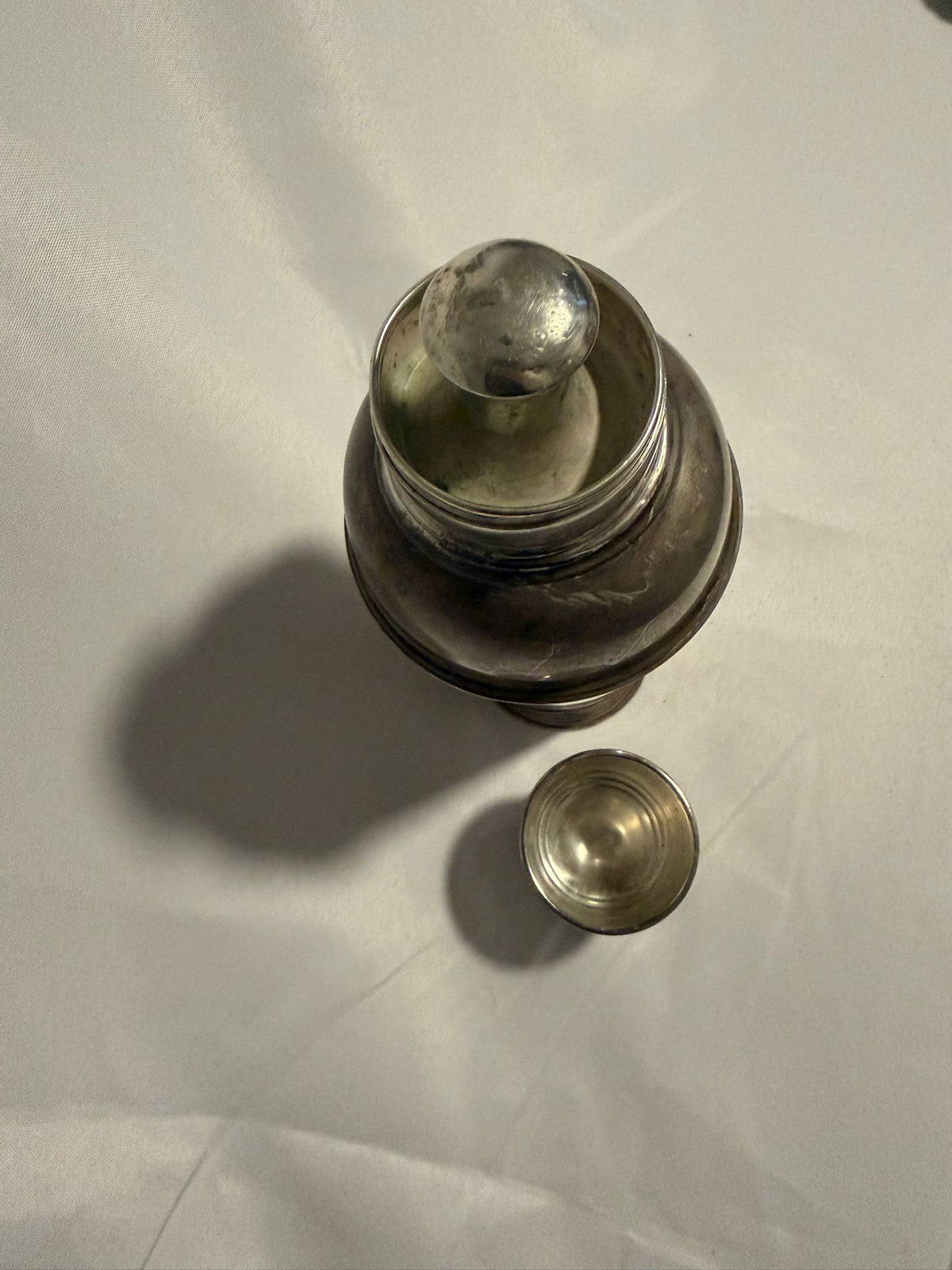 ROSTON PRODUCTS LTD Cocktail Shaker Vintage Silver Plated - Image 4