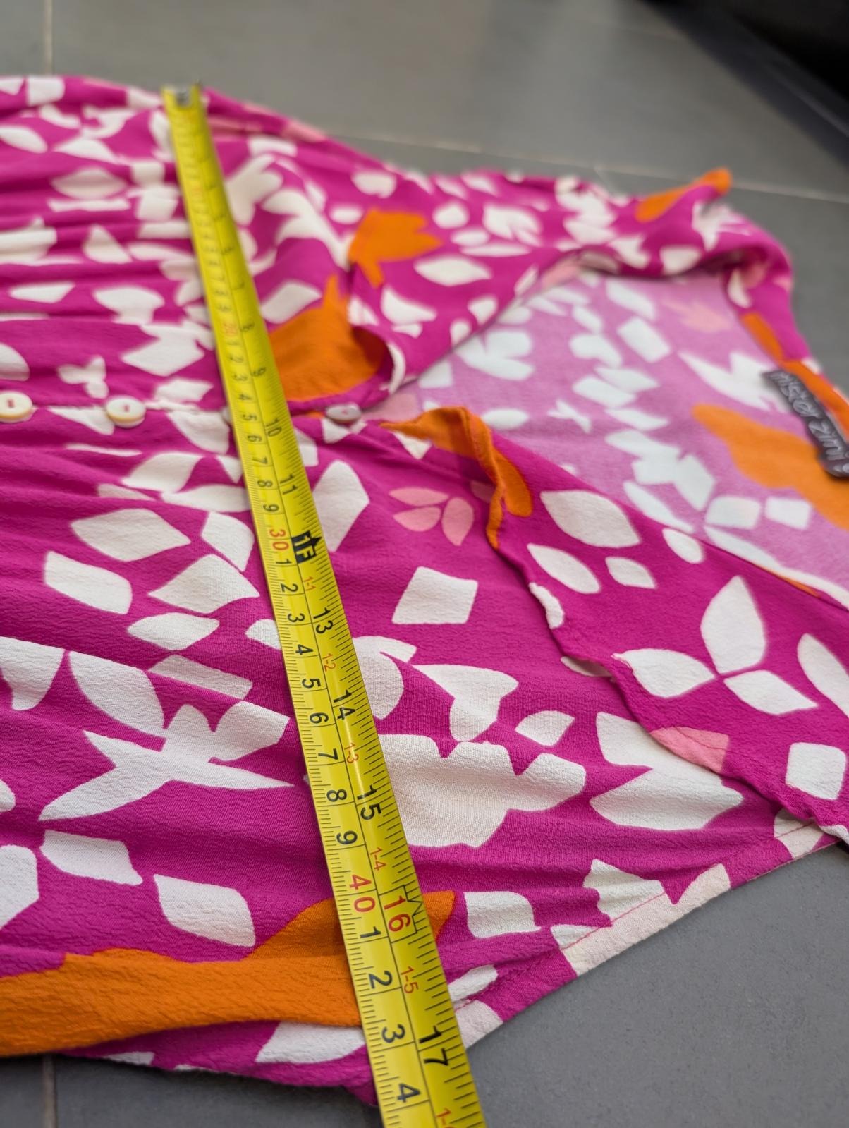 Mister Zimi Floral High-Low Dress - Pink & Orange Size 10 - Image 4