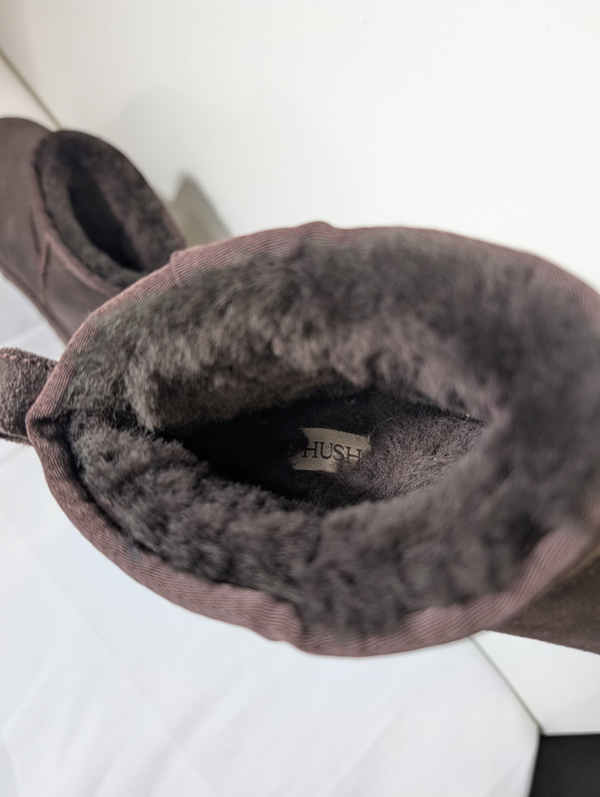UGG Classic Ultra Mini Boots - Dark Brown Suede - Image 4