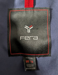 Fera Women's Ski Jacket - Navy/White/Red Size US 12 - Image 4