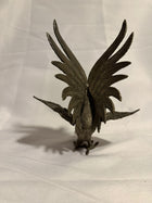 Vintage Fighting Rooster Figurines Silver-Toned Set of 2 - Image 4