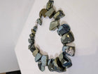 Chunky Metallic Hematite or Pyrite Nugget Statement Necklace - Image 4