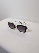 Miu Miu SMU 07O Sunglasses Black Gradient Gold Frame - Image 5