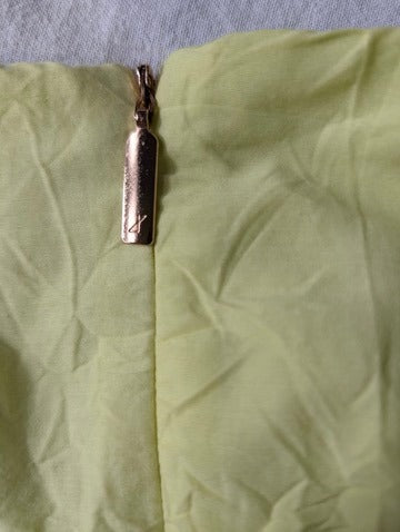Ginger & Smart Yellow Cotton Silk Tiered Maxi Dress - Size 6 - Image 5