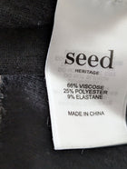 Seed Heritage V-Neck Cardigan - Black and Tan Striped Women's Size M - Image 4