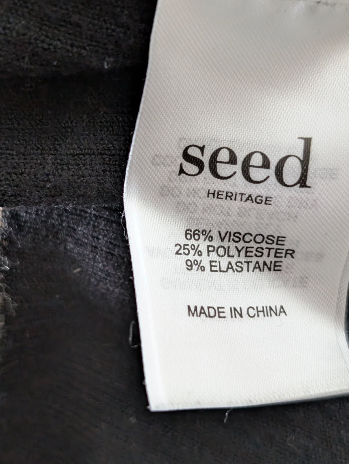 Seed Heritage V-Neck Cardigan - Black and Tan Striped Women's Size M - Image 4