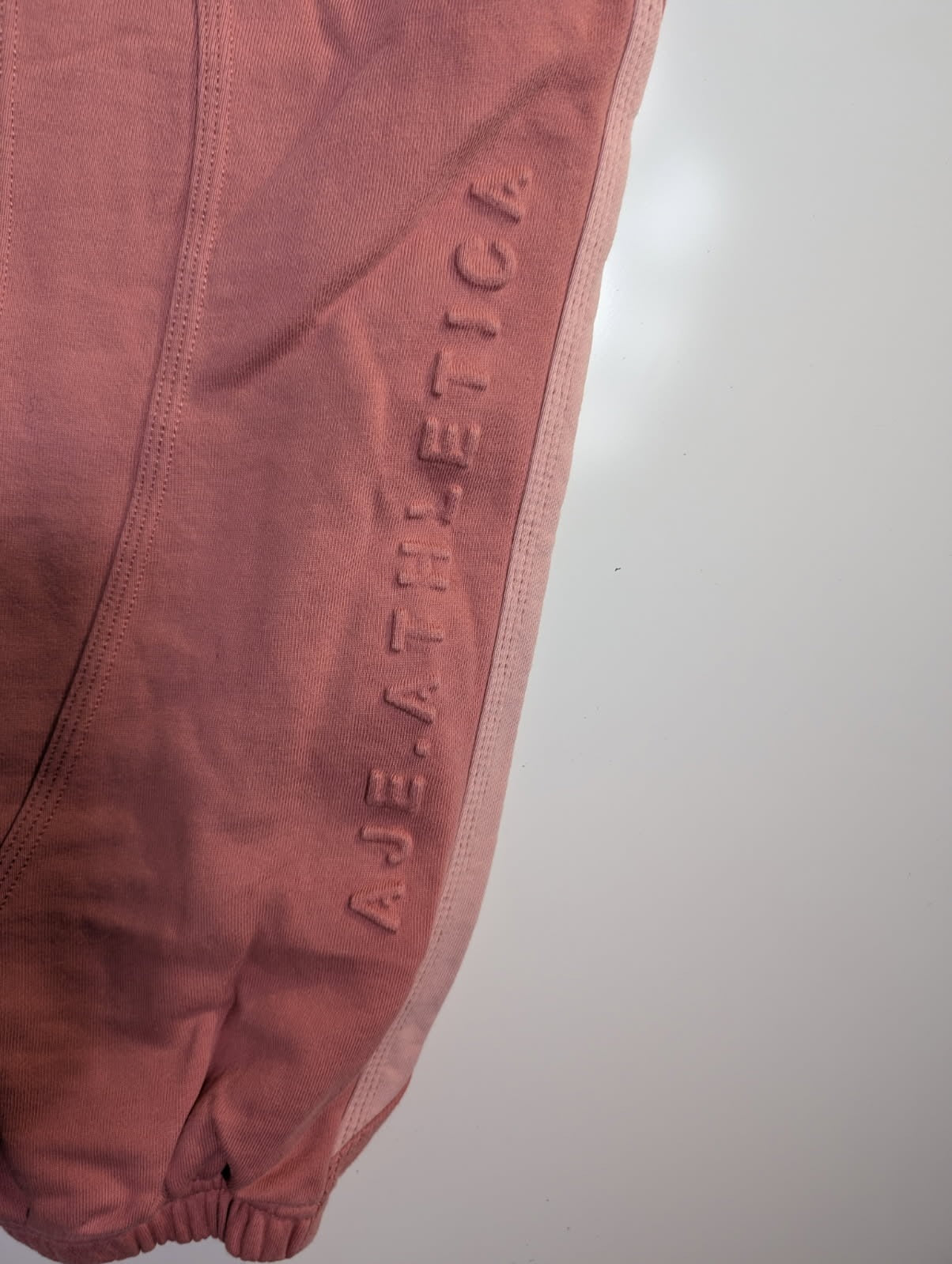 Aje Athletica Panel Joggers Pink Women's Size 10 - Image 4
