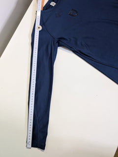 Ultra Compression Long Sleeve Shirt - Navy Blue Youth Size M - Image 4