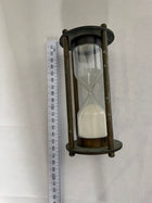 Epstein London Decorative Sand Timer Hourglass Bronze Tone Metal - Image 4