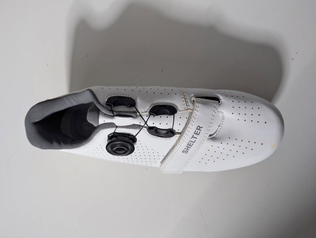 Shelter Cycling Shoes - White With Dial Closure System EU 41 - Image 1