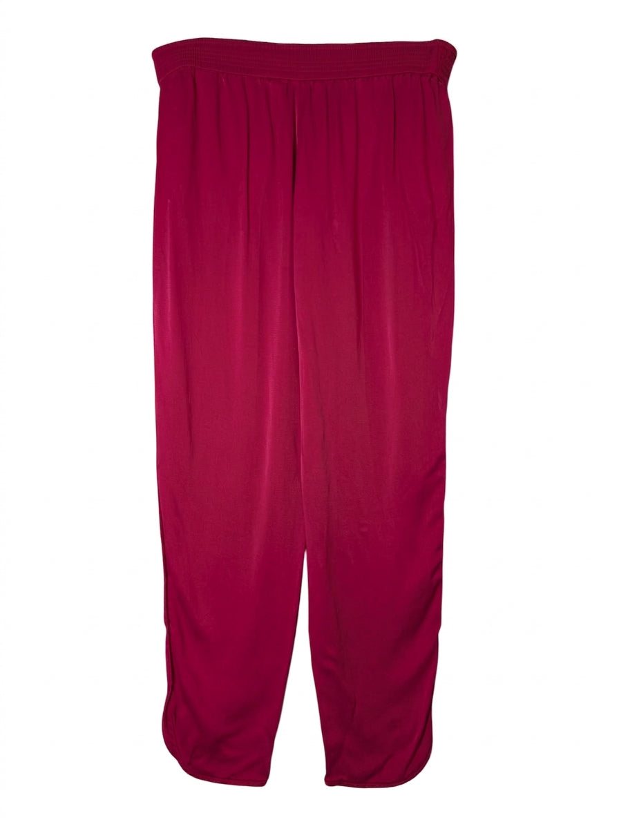 Zara Hot Pink Elastic Waist Trousers - Size M - Image 1