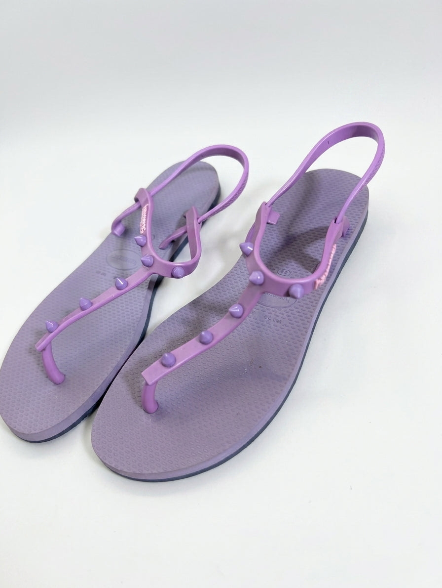 Havaianas Freedom Studs Sandals - Purple Women's US 6.5 / EU 38 - Image 1