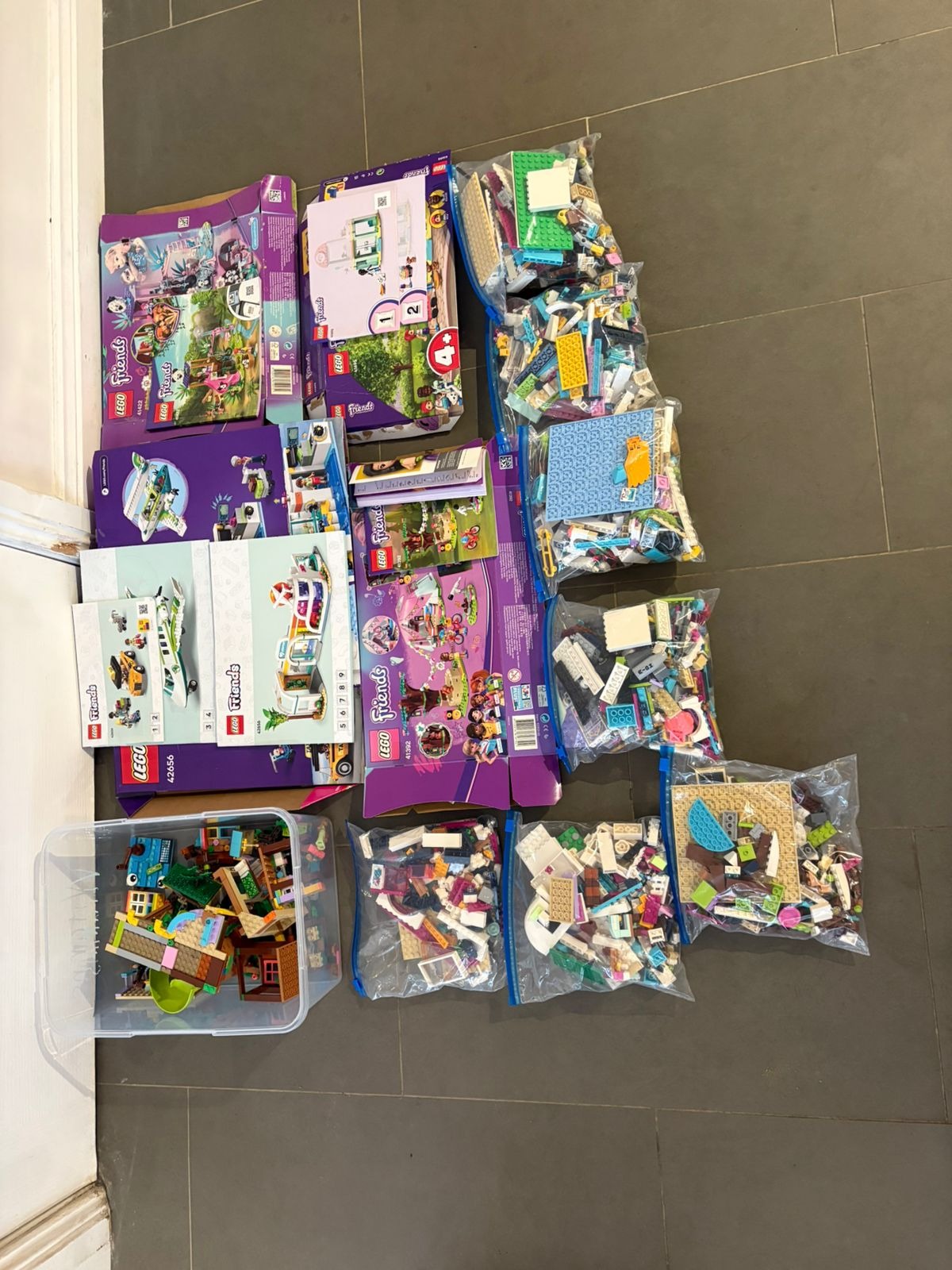 Large Collection of LEGO Friends and City Building Sets with Manuals - Image 5