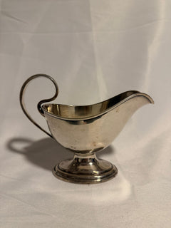 Vintage Silver-Plated Gravy Boat Pedestal Base - Image 4