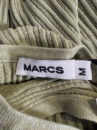 Marcs Imogen Foil Rib Tank Top Olive Green Size M - Image 2