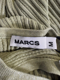 Marcs Imogen Foil Rib Tank Top Olive Green Size M - Image 2